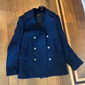 Balmain for H&M Peacoat | Size 38R
